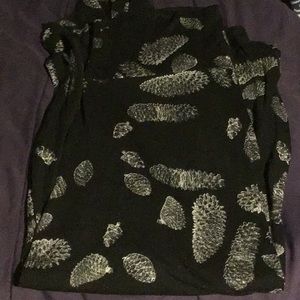 Lularoe Maxi Skirt Size Large Pine Cones